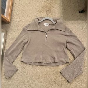 Lovers + Friends Tina Cropped Zip